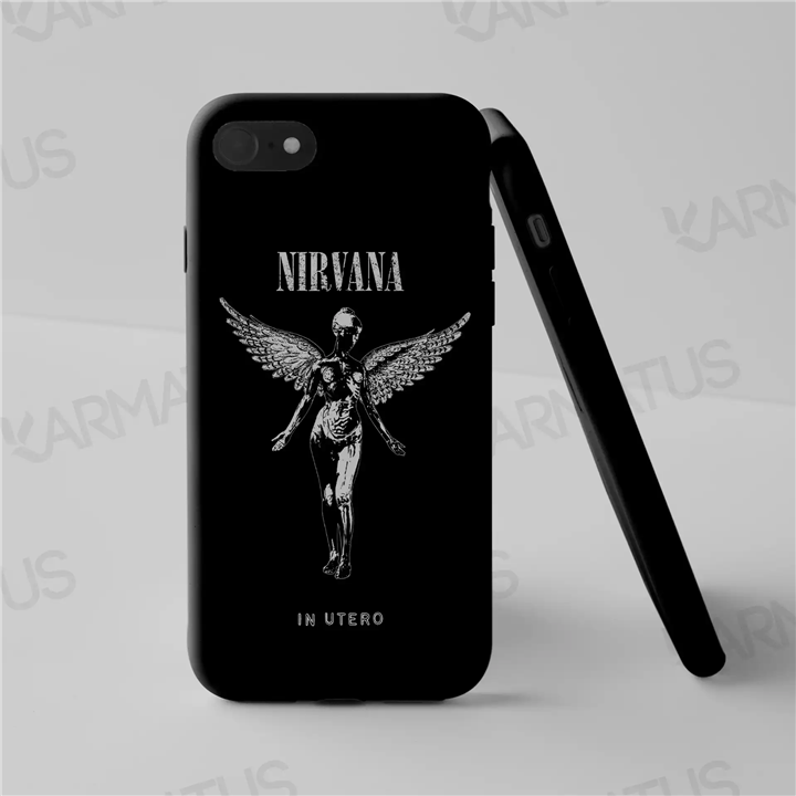 قاب موبایل طرح گروه موسیقی نیروانا Nirvana کد 36